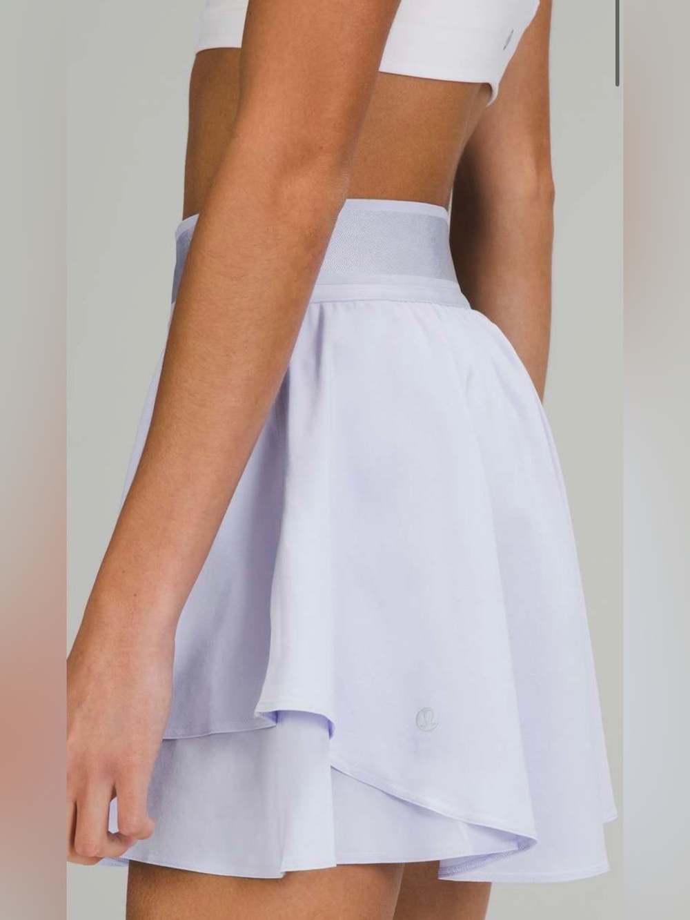 lululemon athletica Soft Lilac Layered Skort